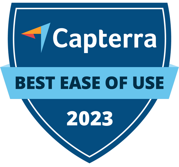 Capterra Ease of Use 2023 Badge