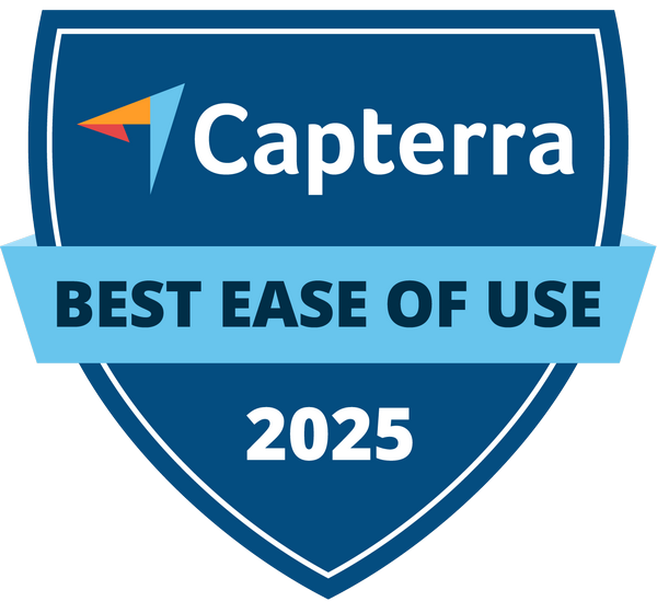 Capterra Ease of Use 2025 Badge