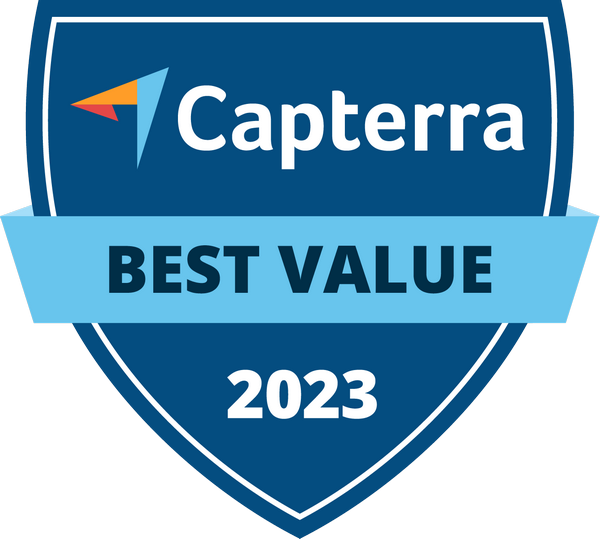 Capterra Best Value 2023 Badge